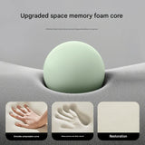 Memory Foam Student Seat Cushion - Pressure Relief, Non-Slip with Adjustable Straps for Healthy Posture(Astronaut Pink 36x34cm)